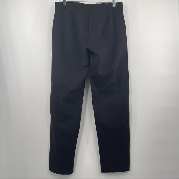 EILEEN FISHER Pants Black Stretch Pullon Pants Spandex Washable Size Medium - Picture 3 of 11